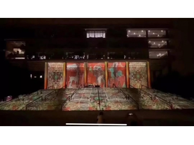 玻纤网格纱幕展示
